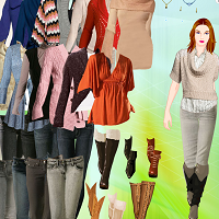 Play Skinny Jeans Boots Dress Up