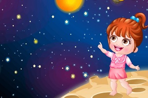 Baby Hazel As Astronomer