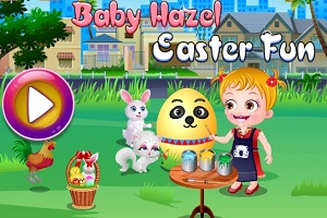 Baby Hazel Easter Fun