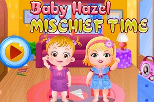 Baby Hazel Mischief Time