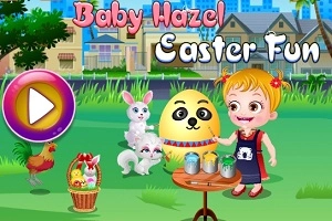 Baby Hazel Easter Fun