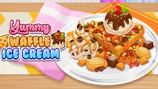 Yummy Waffle Ice Cream